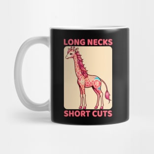 Hairstylist giraffe for coiffeur Mug